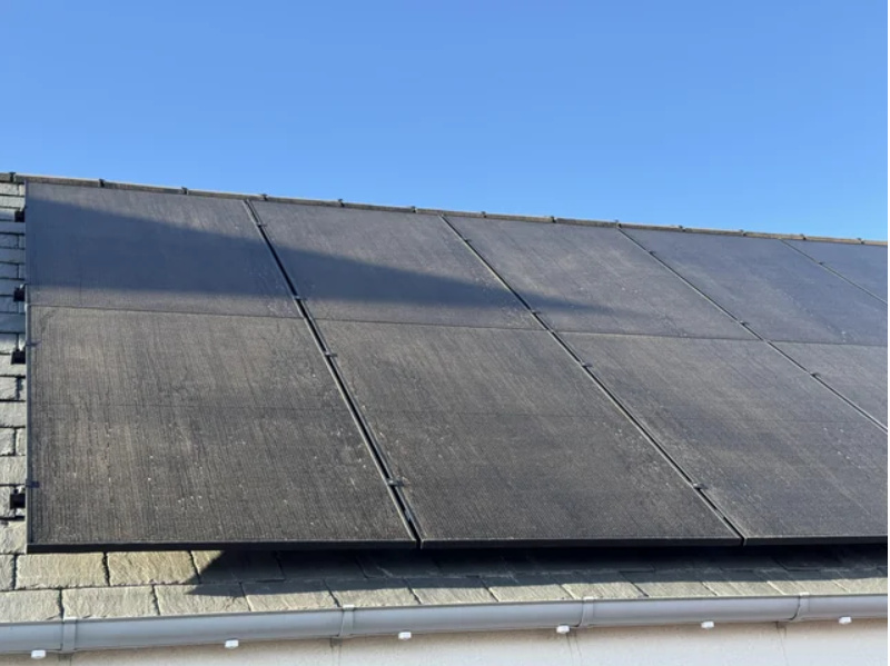 Przed: Instalacja dachowa - mycie paneli