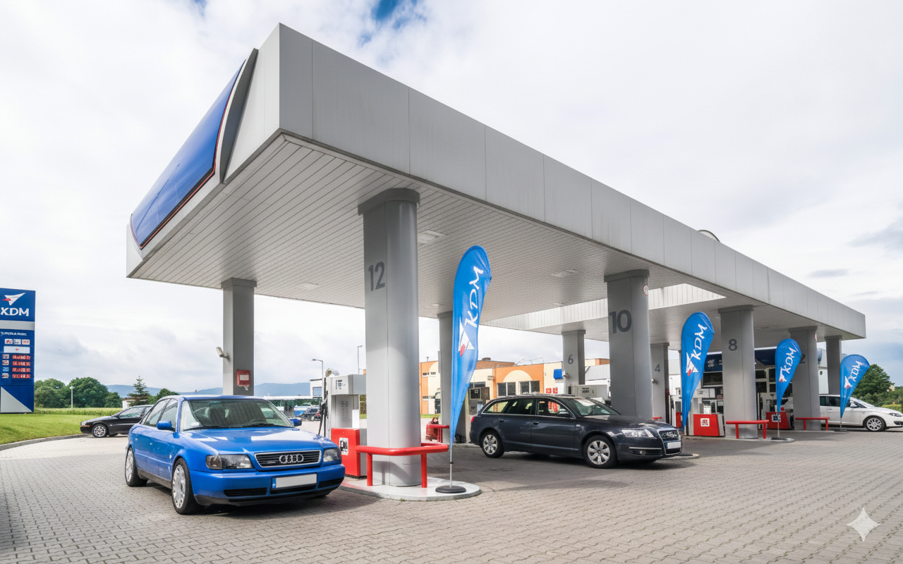 Przed: Stacja paliw - kompleksowe czyszczenie
